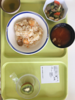 東邦大学医療センター大森病院入院時の食事　2019年12月6日昼食
