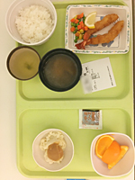 東邦大学医療センター大森病院入院時の食事　2019年12月7日夕食