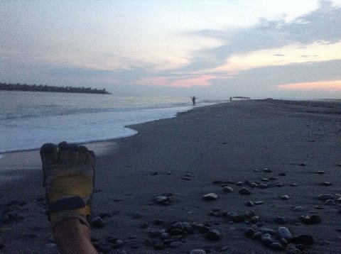 浜松初ランは中田島砂丘まで