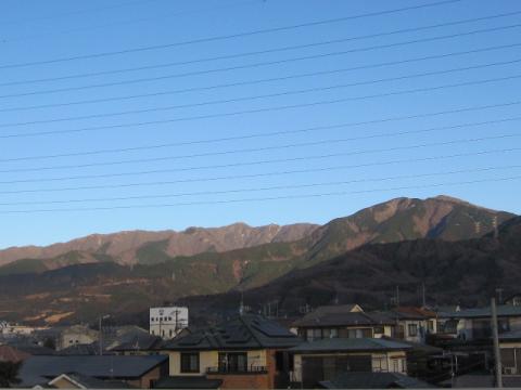 表丹沢の山々
