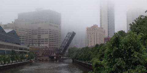 シカゴのダウンタウン
古い跳ね橋