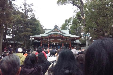 久伊豆神社は混んでました。