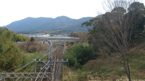 31日に登る朝熊山。
下に見えている近鉄で朝熊駅まで行く予定。