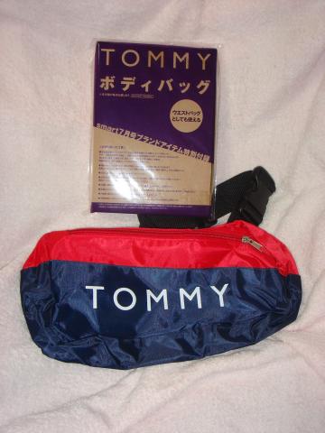 TOMMYのボディバッグ。LSDとかに使えるかも。(^_^)