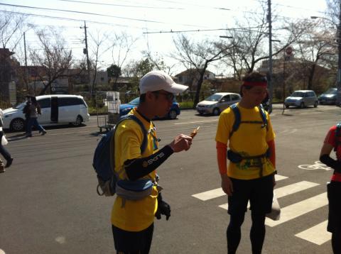 ミカちゃんは午後の予定があり「小金井公園」でお別れ
途中、陸橋の登りダッシュはめちゃ速かった！