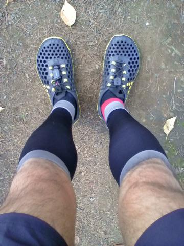 vivobarefoot ultra + compressport US + tabio(tabi)