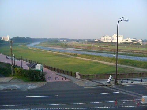 城山公園から思川を望む