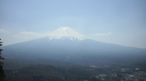 忍草山山頂下からの富士