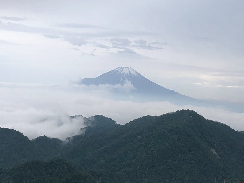 蛭ケ岳からの富士