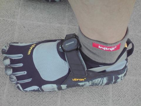 Injinjiソックスを履いても、窮屈な感じはなく快適。