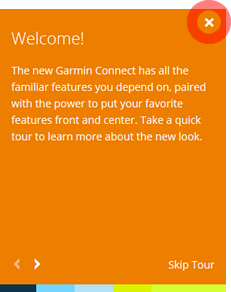 Garmin ConnectのTour