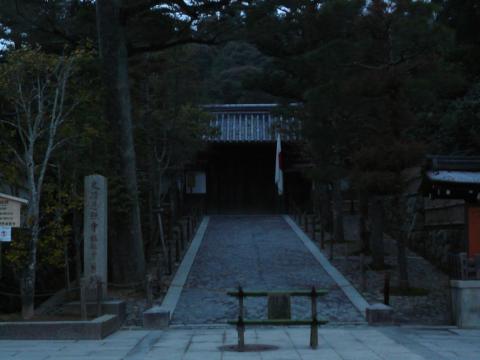 早朝の銀閣寺前
とっても清々しい~