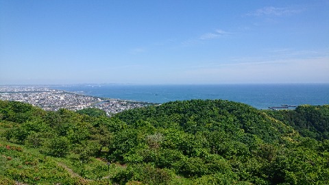 湘南平からの展望。