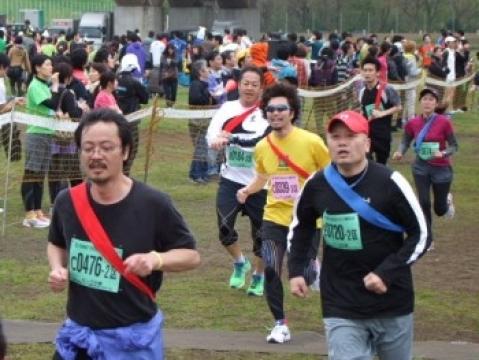 ブラックアフロのサブローさん。３ｋｍの為に、１０ｋｍくらいアップしてた気がします（笑）