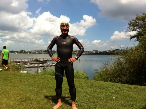 手賀沼トライアスロン大会 コース清掃・確認会参加