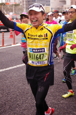 yatchangさんありがとう！東京マラソントップ集団
