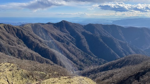 塔ノ岳方面