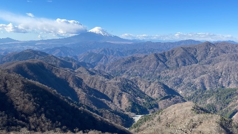 蛭ヶ岳からの富士