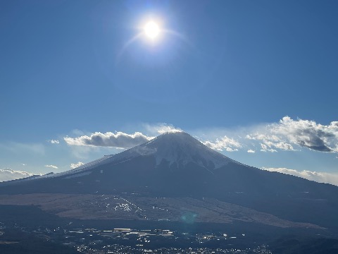 杓子山からの富士