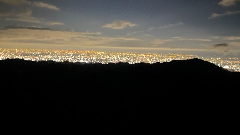 都心方面のネオン