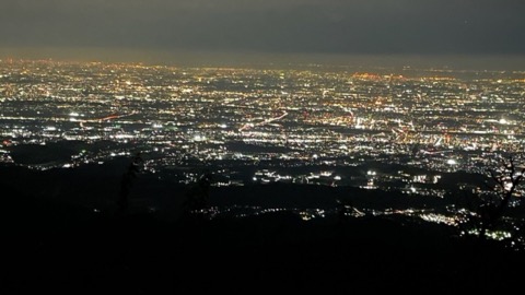 横浜方面の夜景