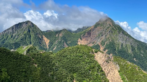 権現岳からの赤岳