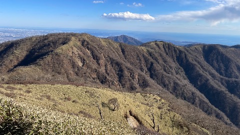 不動の峰から丹沢山