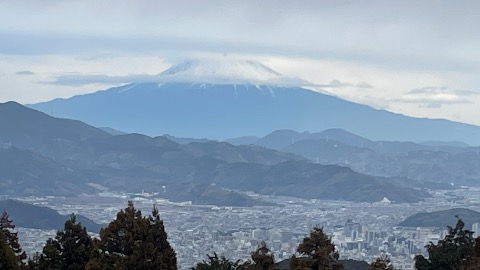 満観峰からの富士