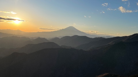 三ノ塔からの富士