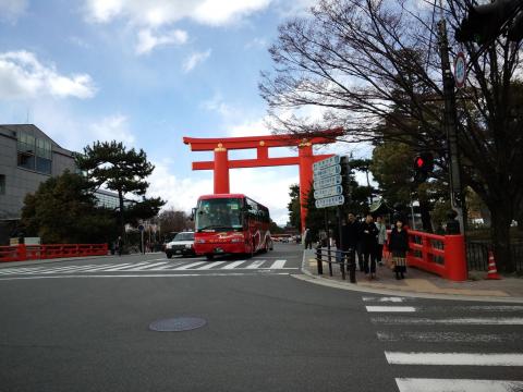 平安神宮の大鳥居