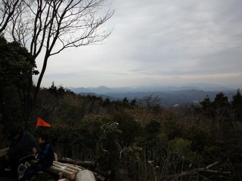 曇り気味で、視界はあまり良くなかった。