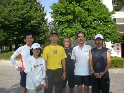 集結！右からamericandreamさん、climberさん、Pちゃん広島さん、わでぃさん、tamyi5591さん。